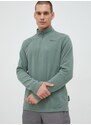 Jack Wolfskin sportos pulóver Taunus zöld, férfi, sima