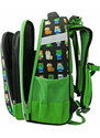 Minecraft ergonómikus hátizsák, iskolatáska, 2 rekeszes, 40x28x21cm, Multi Characters, Astra