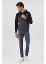 Lee Cooper Juno Men's Hooded Sweatshirt Black - Anthracite