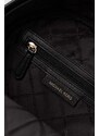MICHAEL Michael Kors bőr hátizsák fekete, női, kis, sima