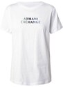 ARMANI EXCHANGE Póló égkék / jáde / fekete / fehér