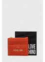 Love Moschino pénztárca narancssárga, női