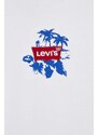 Levi's pamut póló fehér, férfi, nyomott mintás