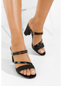 Zapatos Eniola fekete elegáns női szandál