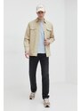 Karl Lagerfeld Jeans farmerdzseki férfi, bézs, átmeneti