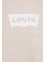 Levi's pamut póló narancssárga, férfi, nyomott mintás