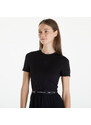 Ruhák Calvin Klein Jeans Logo Elastic Short Sleeve Dress Black
