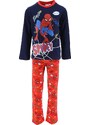 SPIDERMAN Sötétkék-piros fiú pizsama Marvel: Spider-Man