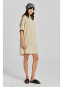 RUHA GANT REL G PATTERN SS TUNIC DUSTY YELLOW