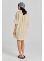 RUHA GANT REL G PATTERN SS TUNIC DUSTY YELLOW