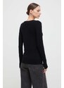 Guess pulóver MYLA könnyű, női, fekete, W4GR25 Z2NQ2