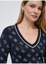 Guess pulóver ROSIE könnyű, női, sötétkék, W4GR07 Z3D60