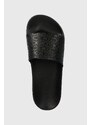 Calvin Klein papucs POOL SLIDE EPI MONO fekete, női, HW0HW01974