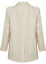 Trendyol Stone Oversize Satin Woven Blazer Jacket