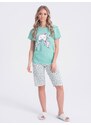 EDOTI Women's pyjamas ULR267 - mint