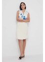 Calvin Klein ing női, galléros, fehér, regular
