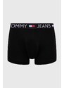 Tommy Jeans boxeralsó 3 db fekete, férfi