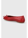 Geox bőr balerina cipő D PALMARIA B piros, D25MUB 000TU C7000
