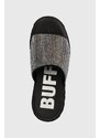 Buffalo papucs Aspha Slide Glam fekete, női, platformos, 1602211.BLM