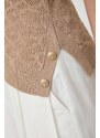 Guess pulóver BELLE könnyű, női, bézs, W4GR15 Z36O0