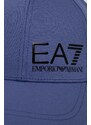 EA7 Emporio Armani pamut baseball sapka nyomott mintás