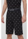Lacoste pizsama fekete, férfi, mintás