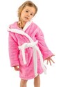 Vienetta Secret Nyuszi lánykafürdőköpeny fülekkel, világos rózsaszín