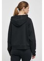 adidas Performance edzős pulóver Tiro24 fekete, nyomott mintás, kapucnis, IJ5607