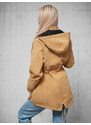 Női kabát megfordítható camel OZONEE JS/16M9081/84