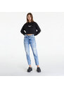 Női kapucnis pulóver Calvin Klein Jeans Stacked Institutional Sweatshirt Black