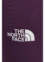 The North Face sport legging lila, női, nyomott mintás, NF0A87K1W4E1