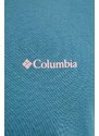 Columbia pamut póló North Cascades türkiz, férfi, nyomott mintás, 1834041