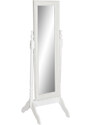 Álló Tükör Home ESPRIT Fehér 50 x 50 x 157 cm
