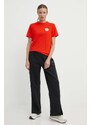 Fjallraven t-shirt Walk With Nature női, narancssárga, F14600171