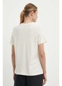 Fjallraven t-shirt Hemp Blend T-shirt női, bézs, F14600163