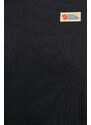 Fjallraven pamut melegítőfelső Vardag Sweater fekete, női, sima, F87075