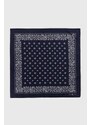 Polo Ralph Lauren gyapjú sál sötétkék, mintás, 712926107