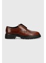 Vagabond Shoemakers bőr félcipő JOHNNY 2.0 barna, női, lapos talpú, 5479-201-49