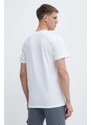 Under Armour t-shirt fehér, férfi, nyomott mintás