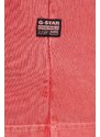 G-Star Raw pamut póló rózsaszín, férfi, sima, D24631-C756
