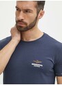 Aeronautica Militare t-shirt sötétkék, férfi, nyomott mintás, AM1UTI003