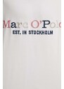 Marc O'Polo pamut póló fehér, férfi, nyomott mintás, 424208351304