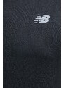 New Balance edzős póló Knit fekete, sima, MT41080BK