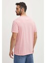 Tommy Jeans pamut póló rózsaszín, férfi, sima, DM0DM18912