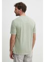 Aeronautica Militare pamut póló zöld, férfi, nyomott mintás, TS2205J633