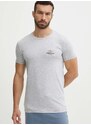 Aeronautica Militare t-shirt szürke, férfi, nyomott mintás, AM1UTI003