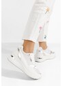 Zapatos Zaneta fehér platform sneaker cipő
