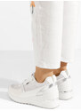 Zapatos Zaneta fehér platform sneaker cipő