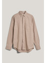 ING GANT REG FLANNEL MELANGE SHIRT DRY SAND