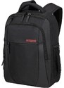 American Tourister URBAN GROOVE fekete, piros márkafeliratos laptoptartós hátizsák 15,6" 139867-1041